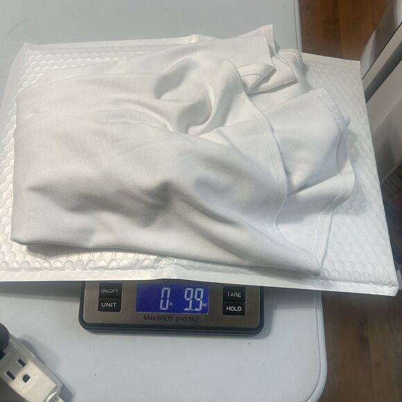 Halogen Release Pleat White Top Ruching Twist Front V Neck Size 2X - Picture 10 of 10